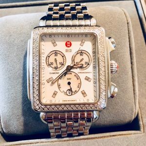 Michele Diamond Deco Watch & Band